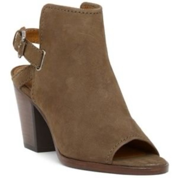 Frye Dani Shield Sling Peeptoe Bootie Size 8 M - Picture 2 of 8